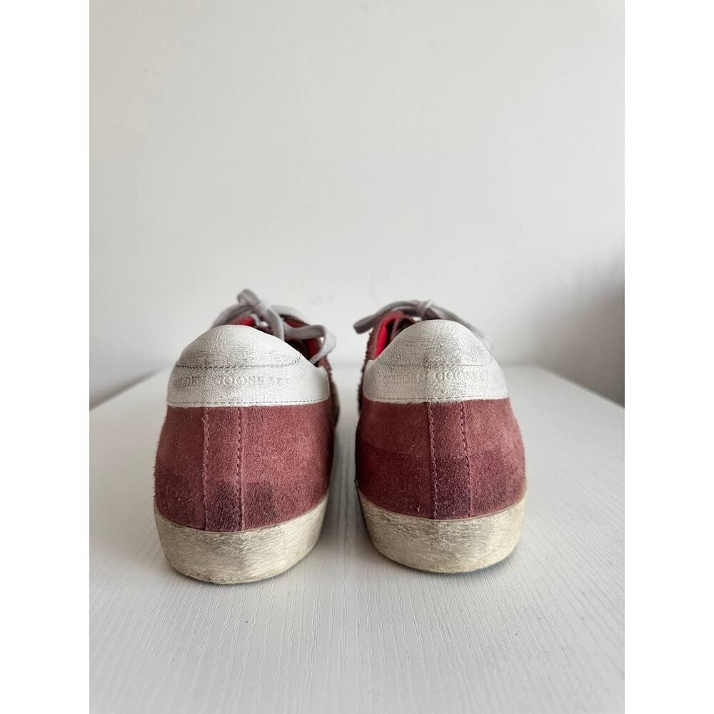 Golden Goose Superstar Suede Pink Sneakers 12 US - Picture 3 of 8